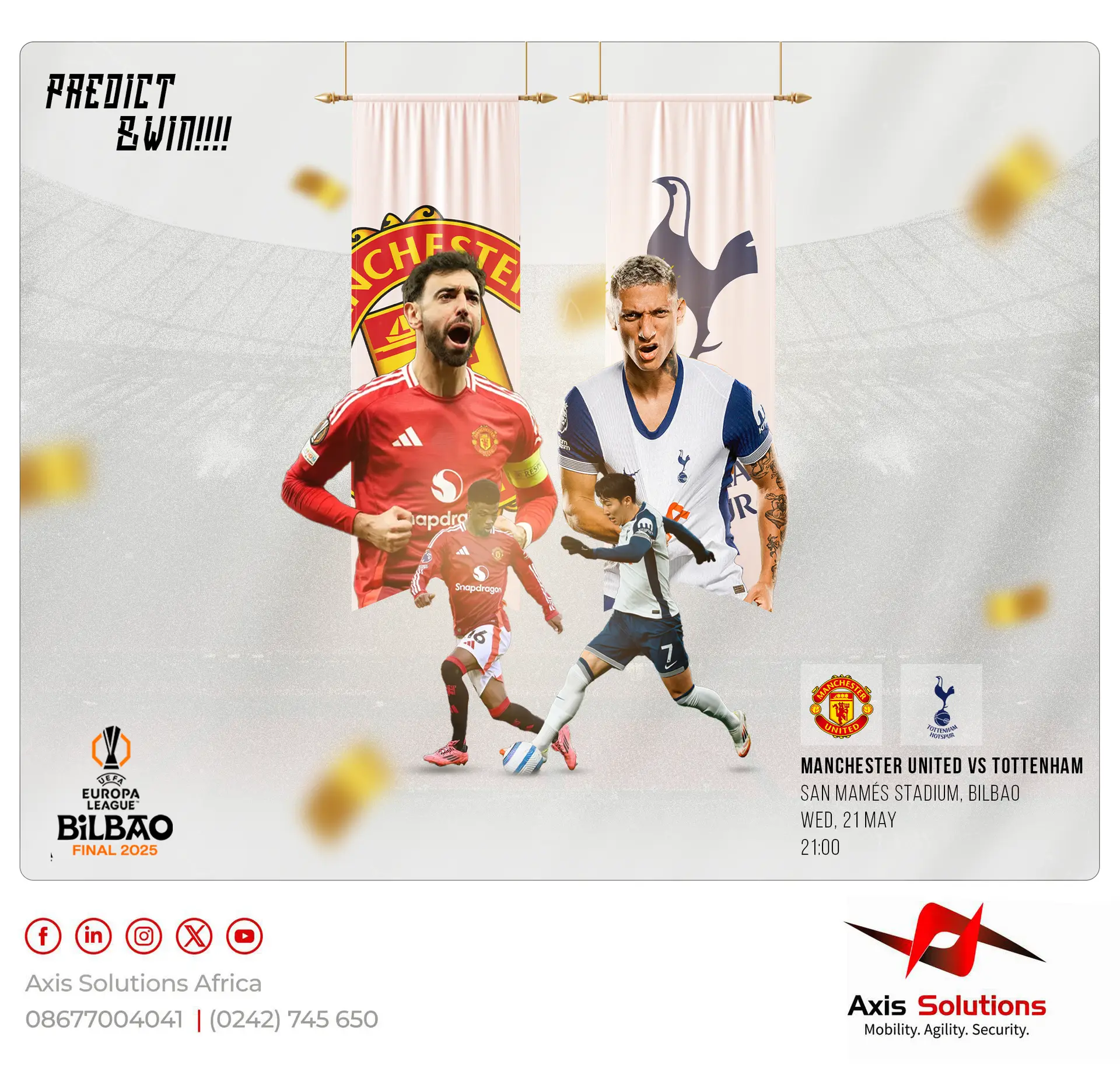 Axis Predict and Win Man U vs Tottenham